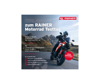 RAINER Motorrad Testtag