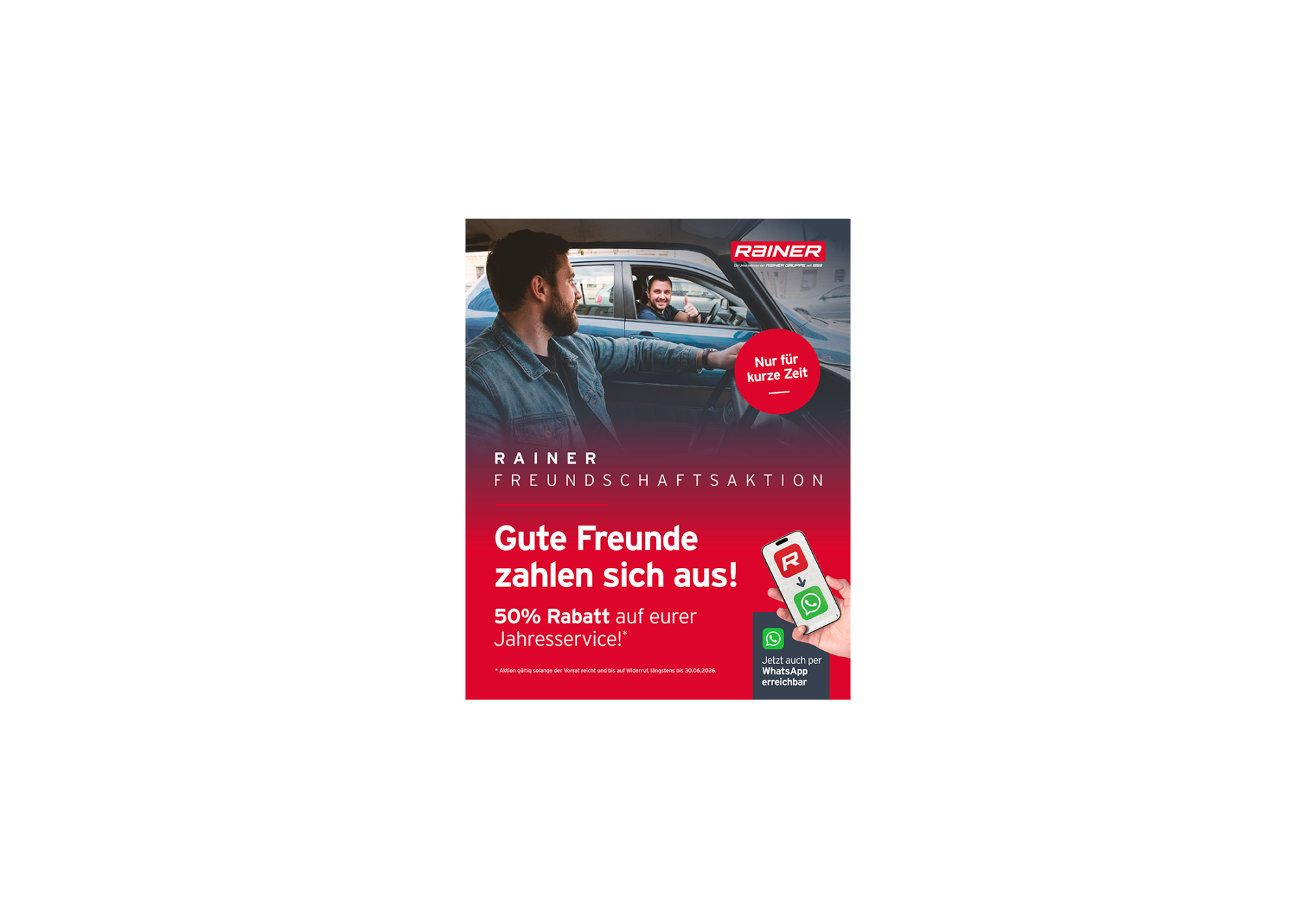 RAINER Freundschaftsaktion